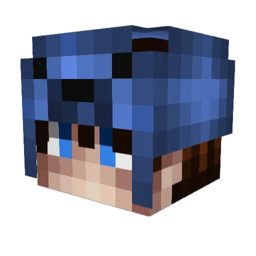 FMJ_Blade Minecraft avatar head, 3D render