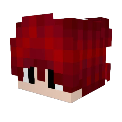 FMind Minecraft avatar head, 3D render