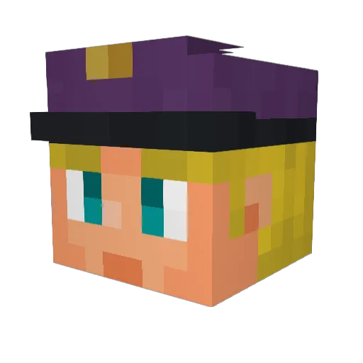 FNAFFAN7747 Minecraft avatar head, 3D render