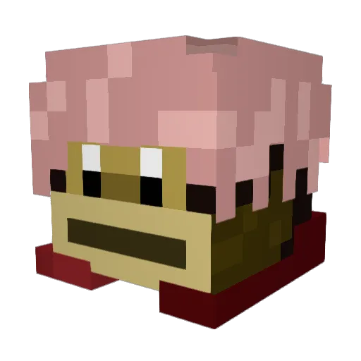 FNCICYYY Minecraft avatar head, 3D render
