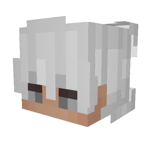 FNF_ALEK Minecraft avatar head, 3D render