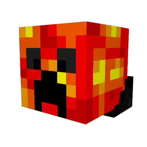 FNG226655 Minecraft avatar head, 3D render