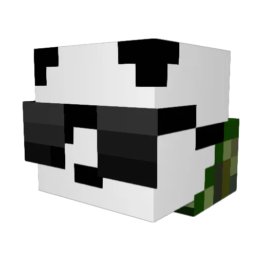 FNGMarvin Minecraft avatar head, 3D render