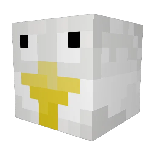 FNGZY Minecraft avatar head, 3D render