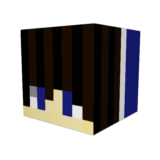 FNXZ Minecraft avatar head, 3D render