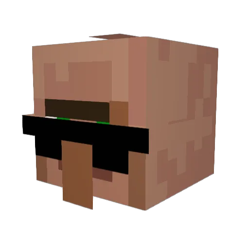 FNZ_Jers Minecraft avatar head, 3D render