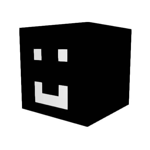 FOA12 Minecraft avatar head, 3D render