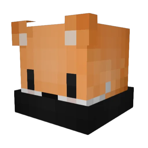 FOKEYplaysMC Minecraft avatar head, 3D render