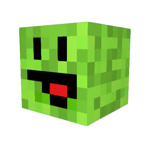 FOODFIGHT080808 Minecraft avatar head, 3D render