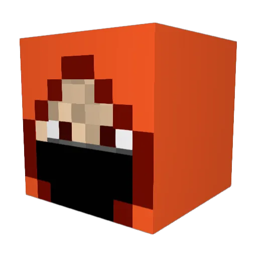 FORMIDABLEFOEX2 Minecraft avatar head, 3D render