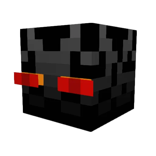 FORSURE1 Minecraft avatar head, 3D render