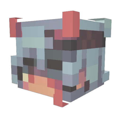 FORSV Minecraft avatar head, 3D render