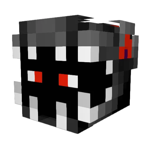 FOXLIF Minecraft avatar head, 3D render