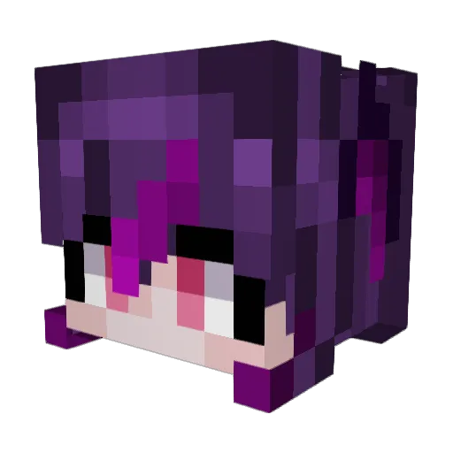 FPSMcDuck Minecraft avatar head, 3D render