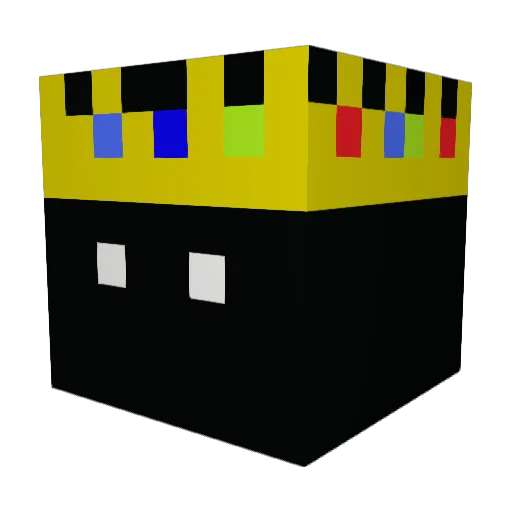 FPSVR13 Minecraft avatar head, 3D render