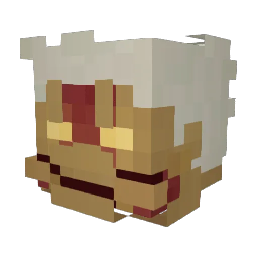 FPSsergei Minecraft avatar head, 3D render