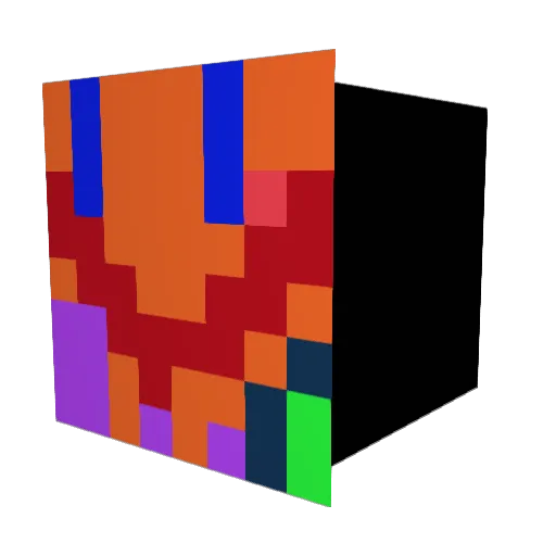 FR3AKAZ0ID Minecraft avatar head, 3D render