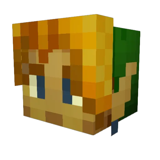 FR3Dc79 Minecraft avatar head, 3D render