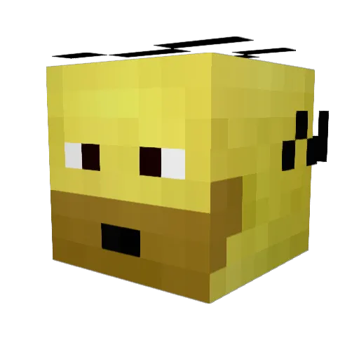 FRAZZE97 Minecraft avatar head, 3D render