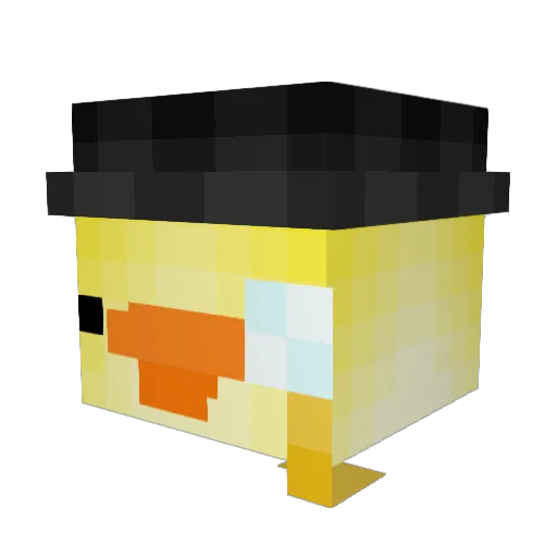 FRAobs Minecraft avatar head, 3D render