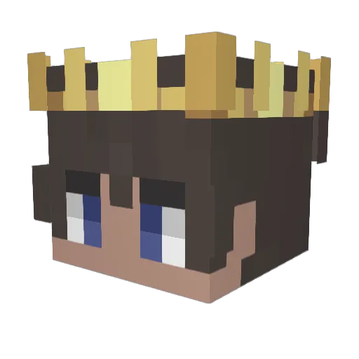 FREAKINGNICK Minecraft avatar head, 3D render