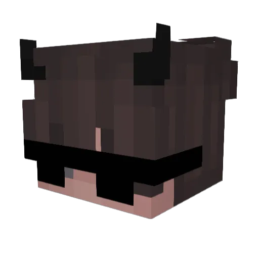 FRECS23 Minecraft avatar head, 3D render