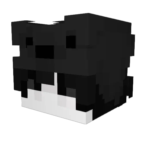 FREE42DUGG Minecraft avatar head, 3D render