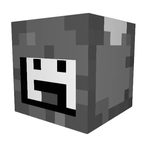 FREEATUSI Minecraft avatar head, 3D render