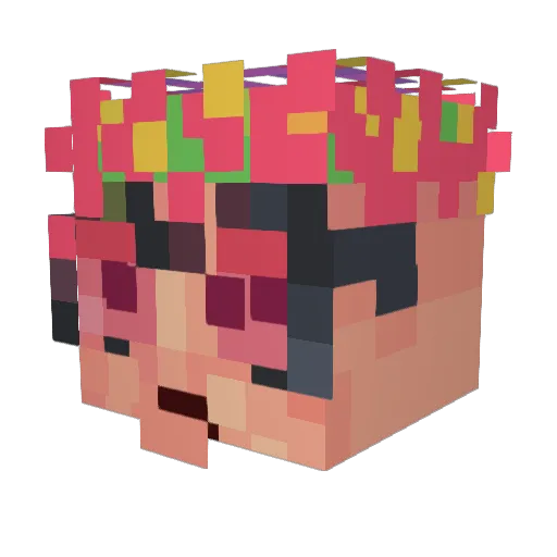 FREEFREEMCBEATS Minecraft avatar head, 3D render