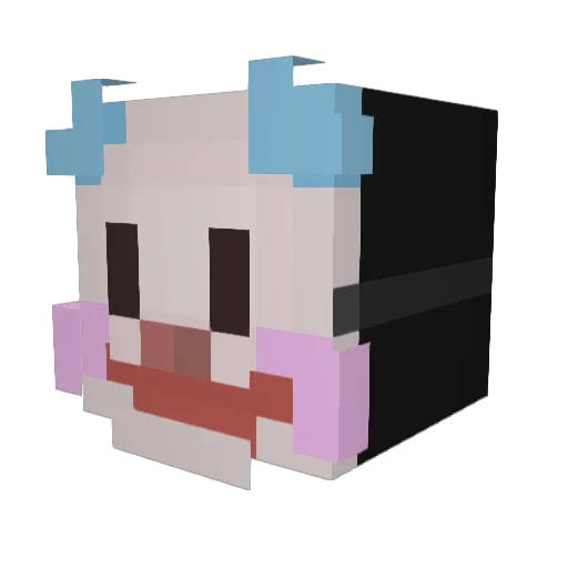 FREEPANCIT Minecraft avatar head, 3D render
