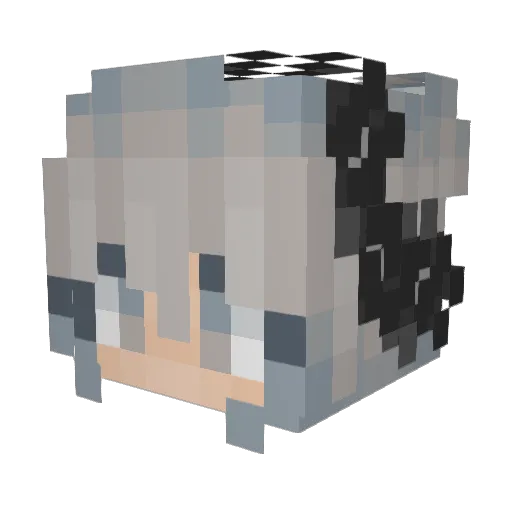 FREEYARN Minecraft avatar head, 3D render