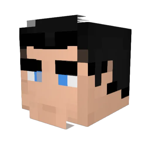 FREIT444 Minecraft avatar head, 3D render