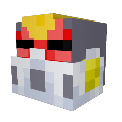 FRESHBOI07 Minecraft avatar head, 3D render