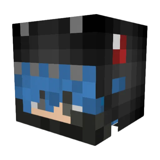 FRESHCandy Minecraft avatar head, 3D render