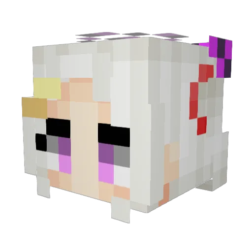 FREYA4095 Minecraft avatar head, 3D render