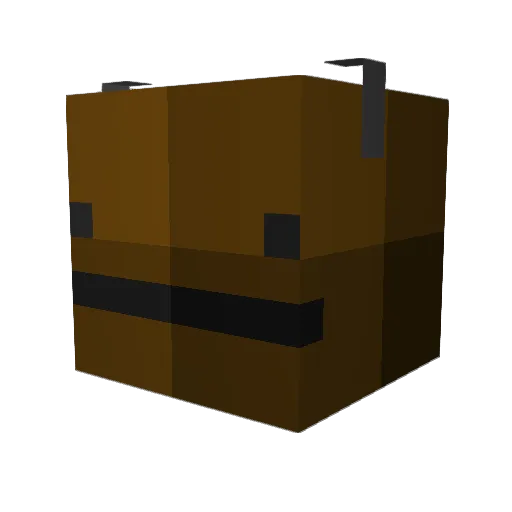 FRIDGEA Minecraft avatar head, 3D render