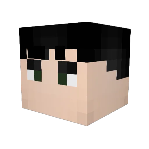 FRKSaint Minecraft avatar head, 3D render