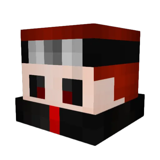 FROP_GAMER Minecraft avatar head, 3D render