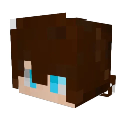 FROST707 Minecraft avatar head, 3D render