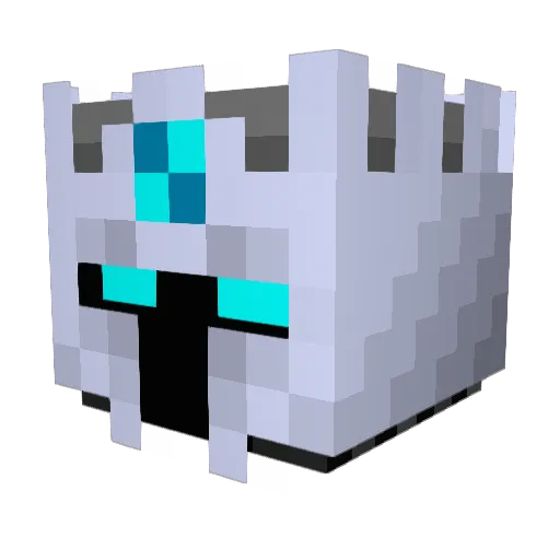 FROSTDIAM0ND Minecraft avatar head, 3D render