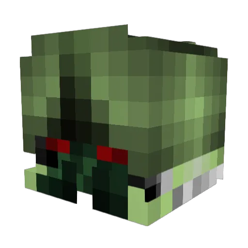 FRS_75 Minecraft avatar head, 3D render
