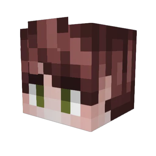 FRVNKpidr Minecraft avatar head, 3D render