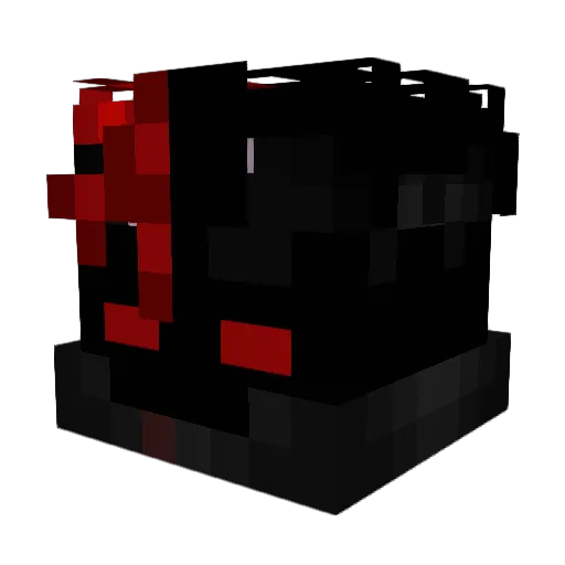 FRYMZz Minecraft avatar head, 3D render