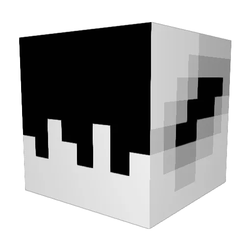 FR_UJ Minecraft avatar head, 3D render