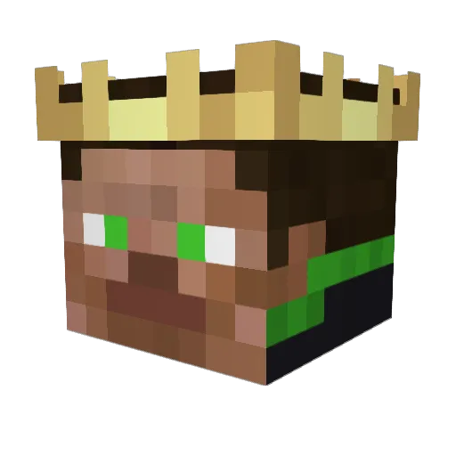 FRangdg Minecraft avatar head, 3D render
