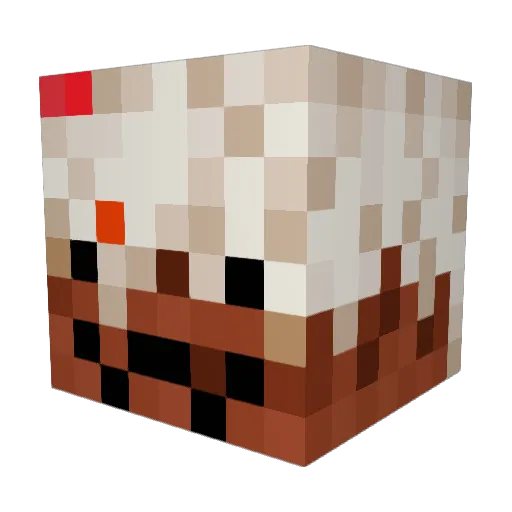 FReAk3D Minecraft avatar head, 3D render