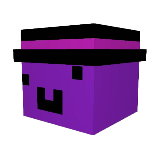 FRnin Minecraft avatar head, 3D render