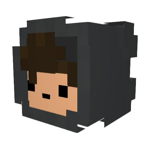 FRooZeNLeGenD Minecraft avatar head, 3D render