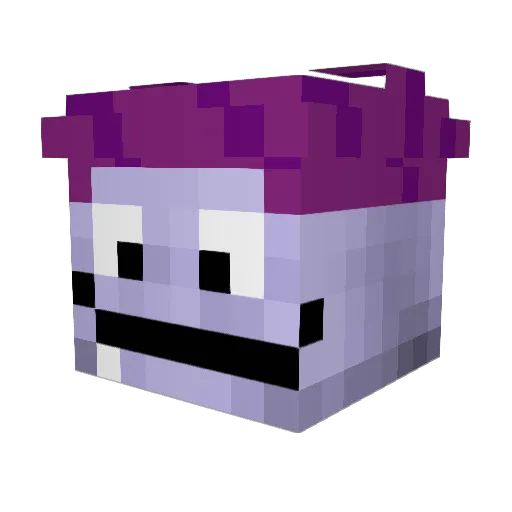 FSRstrat Minecraft avatar head, 3D render