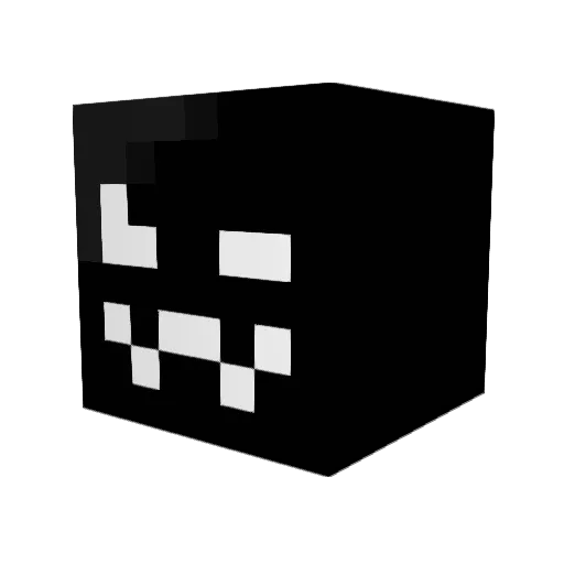 FSX_46 Minecraft avatar head, 3D render